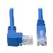 TRIPP LITE Patch Cable - CAT6 - molded - 30cm - Blue - Right-Angle Up