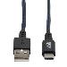 HEAVY-DUTY USB-A TO USB-C CBL M/M USB2 ARAMID FIBERS GRY 3.05M