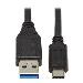 USB-C TO USB-A CBL M/M USB 3.1 GEN2 10GBPS THUNDERBOLT 3 50.8CM