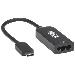USB-C TO DISPLAYPORT ADPTR CBL M/F EQUALIZER 8K UHD BLK 15.2CM