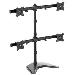 TRIPP LITE Quad-Display Desktop Monitor Stand for 13in to 27in Flat-Screen Displays