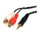 Pc To Stereo Component Cable 3.5mm Male To 2x Rca Female 2m