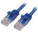 Patch Cable - Cat 5e - Utp - Snagless - 50cm - Blue
