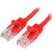 Patch Cable - Cat 5e - Utp - Snagless - 50cm - Red