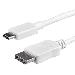 USB-c To DisplayPort Adapter Cable White - 1m