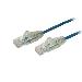 Patch Cable - CAT6 - Utp - Snagless - Slim - 1m - Blue