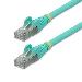 Patch Cable - CAT6a - S/ftp - Snagless - 1m - Aqua (lszh)
