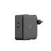 Wall Charger 2xUSB-c 65w Pd 3.0 Pps Black - Intl Plugs
