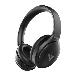 Wrls Bt Stereo Anc Headphones Intg Mic Aux Cable Blk