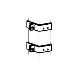 Post Mounting Solutions Bracket 3inx3in Grey