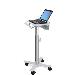 Styleview Laptop Cart Sv10 Non-powered (white And Aluminum)