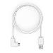 6FTUSB-A TO 90-DEGREE USB-C CABLE WHITE