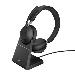 Headset Evolve2 65 MS - Stereo - USB-C / BT - Black - with Desk Stand