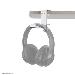 Headset Holder - Clamp-on Design - Universal - Silver