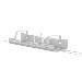 Cable Management Tray - Max 5 Kg - Screw-mounted - Universal - White