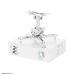 Beamer Ceiling Mount - Max 45 Kg - H 25.5 Cm - Easy Install-model - Full Motion - White