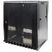 Wallmount Cabinet - 19in - 9U - 500x570x450mm - Flatpack - Black
