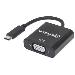 USB 3.1 VGA Converter Typec Male To VGA Female Blk