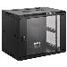 Server Cabinet - 19in - Wall Distributor 9HE (H-B-T 500 x 600 x 600 mm) - Black - Assembled