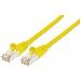 Patch Cable - CAT7 - SFTP - CAT6a Modular Plugs - 25cm - Yellow