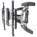 Universal Ultra Slim Aluminum LCD Full-motion Large-screen Wall Mount Holds One 32in To 55in Flat-panel Or Curved Tv Up To 50 Kg