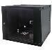 Wallmount Cabinet - 19in - 12U - Double Section - 450mm - Flatpack - Black