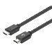 HDMI Cable - 4K/60HZ - With Ethernet - Male/Male - 1.5m - Black