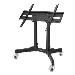 TV Cart - 1 TV - Height-Adjustable - 23 to 70in - Black