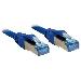Patch Cable - CAT6a - S/ftp Pimf Lsoh -  Blue - 1m