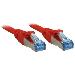 Patch Cable - CAT6a - S/ftp Pimf Lsoh -  Red - 10m