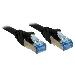 Network Patch Cable - CAT6a - S/ftp - Black - 7.5m