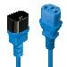 Extension Cable - Iec C14 To Iec C13 - 1m - Blue