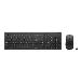 Essential Wireless Combo Keyboard & Mouse Gen2 Black - Qwerty US EURO