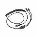 Keyboard Wedge Coiled Cable Ps-2
