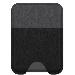 Wallet for iPhone with MagSafe - Symmetry Cactus Leather Wallet - Noir Ash (Black)
