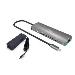 Docking Station Nano Dock Metal - USB-c Hdmi / Lan - Power Delivery 100w Uk