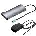 USB-c Metal Nano 3x Display Docking Station - USB-c -  Power Delivery 140w With  Universal Charger 140 W