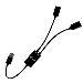 USB-a Cable Hub 2 Port