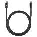 Cable USB C / USB C - 1M - 100W Black