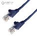 0.5M BLUE RJ45 CAT6 UTP STR/FLUSH MOULDED/24AWG