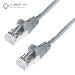 0.5M CAT6A SSTP GREY LS0H CABLE 26AWG STRANDED MOULDED