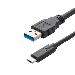 USB 3.0 Connector Cable A Male to Type C Male - SuperSpeed 5 Gbps 1m