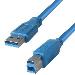 2M USB3 CONN CABLE A/A M-M SUPERSPEED