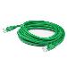 Network Patch Cable CAT6a - Rj-45 (male) To Rj-45 (male) - Stp Snagless - Green  - 1m