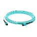 Network Patch Cable Crossover - Mpo (female) To Mpo (female) - 12-strand Om4 - Blue - 2m
