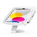 VESA Fixed 45 Degree Core Counter Stand or Wall Mount + Space, Enclosure for iPad Mini 8.3in (6th gen) - White