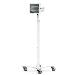 Bundle / Rolling Rise Stand Extended + Apex Secured Enclosure Wall Mount for iPad Pro M4 11in - White