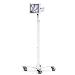 Bundle / Rolling Rise Stand Extended + Apex Secured Enclosure Wall Mount for iPad Air M2 & M3 11in - White