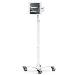 Bundle / Rolling Rise Stand Extended + Apex Secured Enclosure Wall Mount for iPad Pro M4 13in (2024) - White