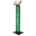 Bundle / BrandMe Floor Stand + PowerMove For iPad 10th-11th (a16) Gen - Black